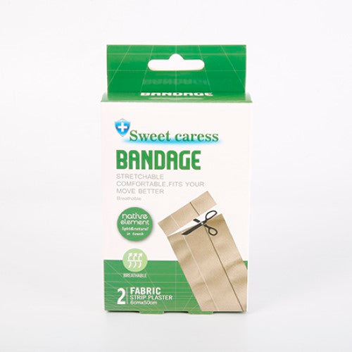 Adhesive Fabric Dressing Strips, 6 x 50cm, breathable and secure for effective wound care; 12 strips per pack.