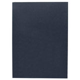 Matte navy double pocket presentation folders (10 pack) crafted from durable 240gsm cardboard for stylish organization.