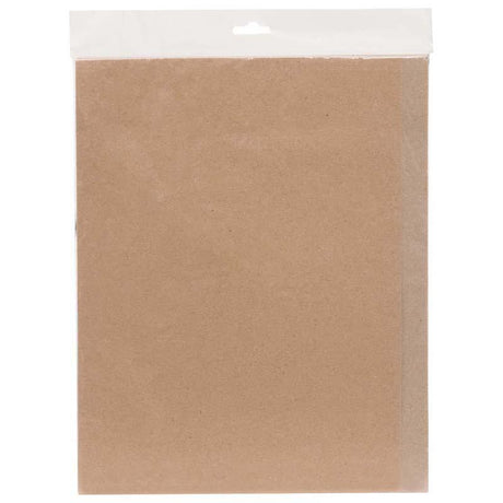 Kraft A4 file folders in a 10-pack, featuring a short front panel and two slits for secure fasteners, perfect for organization.