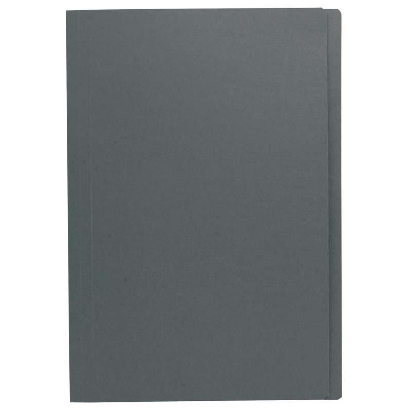 High-quality Avery black file folders in foolscap size, 250gsm cardboard, pack of 10 with customizable labels for organization.