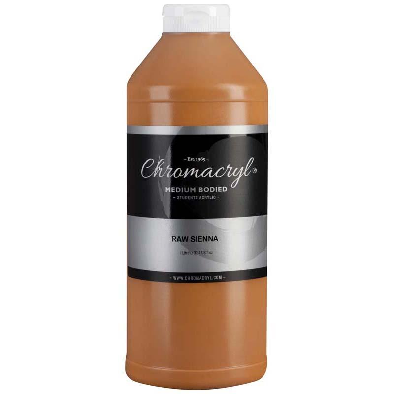 Chromacryl Acrylic Paint Student 1 Litre Raw Sienna