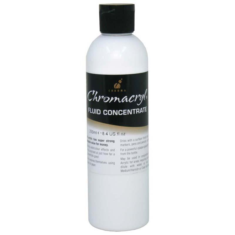 Chromacryl Fluid Concentrate White 250ml