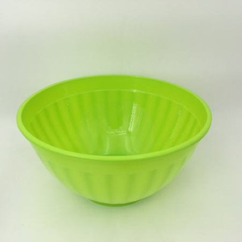 Set of 12 vibrant green salad bowls, perfect for casual meals and elegant gatherings, made from durable, lightweight material.