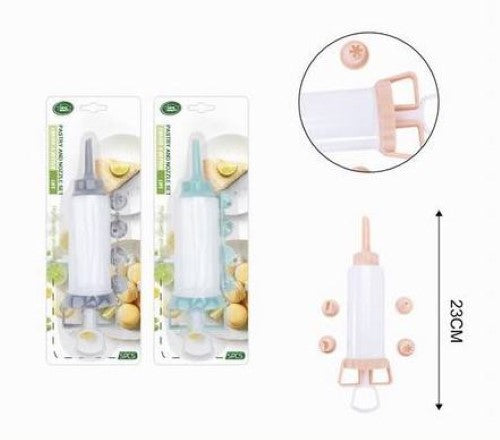 Set of 5 versatile cake decorating tools in 12 assorted packs for creating intricate designs on cakes, cookies, and pastries.