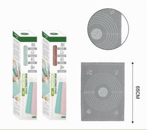 Kneading Mat set of 12, 45 x 65cm, features a non-stick, heat-resistant surface ideal for baking dough and pastries.
