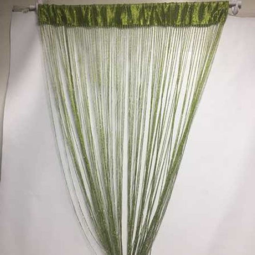 Elegant green door curtains measuring 1m x 2m, enhancing interiors with style and functionality, set of 6 for versatile decor.