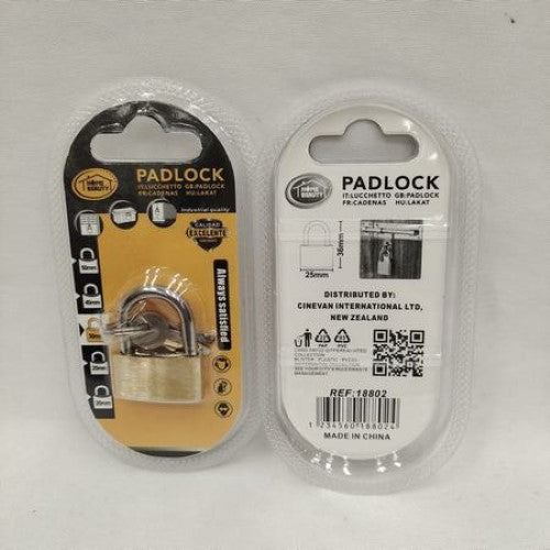 Set of 12 durable 30mm padlocks with brass body and steel shackles, ideal for securing lockers and gates.