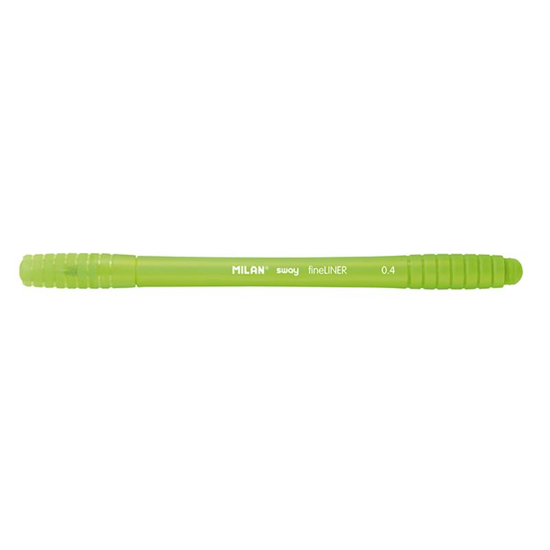 Milan Sway Fine Liner Fibre Tip Marker 0.4mm Tip Light Green