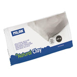 Milan Air Dry White Modelling Clay, 400gm, versatile, natural, no firing needed, paintable, ideal for all ages.