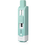 Milan Anti-Bacterial Stick Sharpener Eraser in turquoise, featuring a sharpener, ergonomic design, and antibacterial properties.