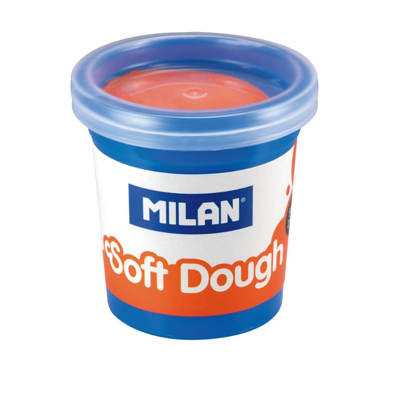 Colorful Milan Soft Dough Ice Cream & Waffles Play Kit with 6 vibrant dough cans and 10 molding tools for creative play.