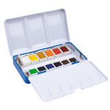 Milan Watercolour Paint Set with 12 vibrant colors, ideal for artists, offering exceptional pigment and smooth blending.