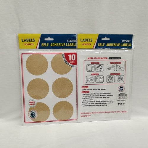 Set of 6CM label stickers in 12 packs, perfect for organizing jars, containers, and gifts with durable customization options.