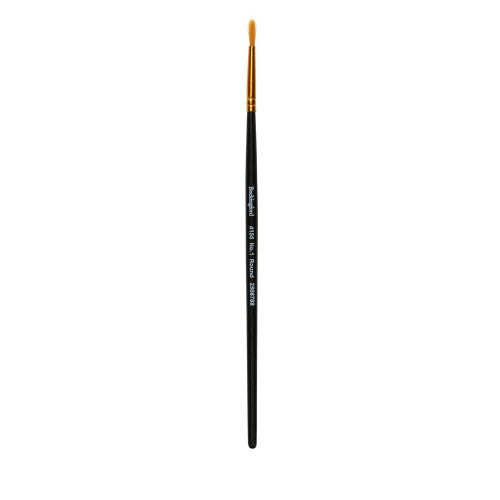 Bockingford 4155 round size 1 paint brush with tapered imitation sable hair for precision in watercolour and mixed media.