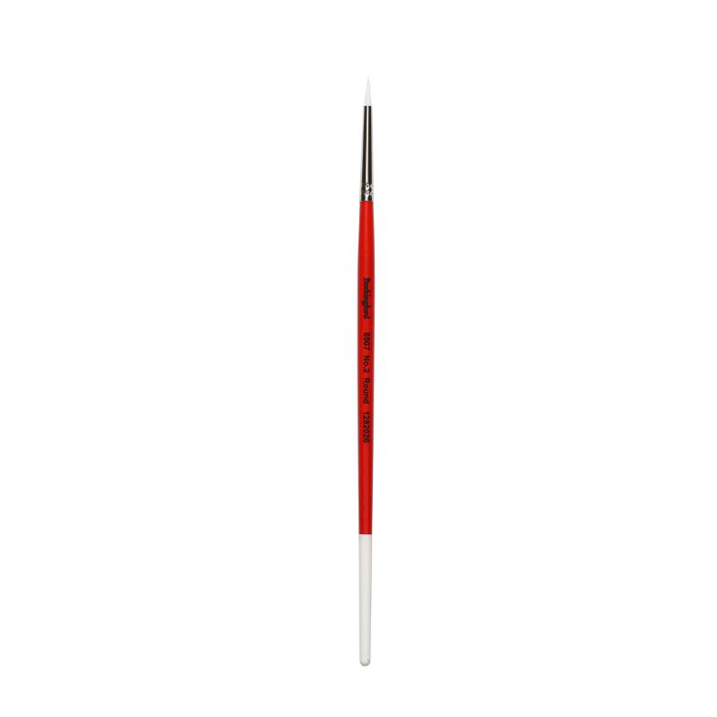 Bockingford Paint Brush 6907 Taklon Prem White Round Size 2