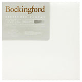 Bockingford 6x6 inch canvas, 10oz heavy-weight cotton, primed for acrylic/oil paints, features durable 3/4 inch wooden frame.