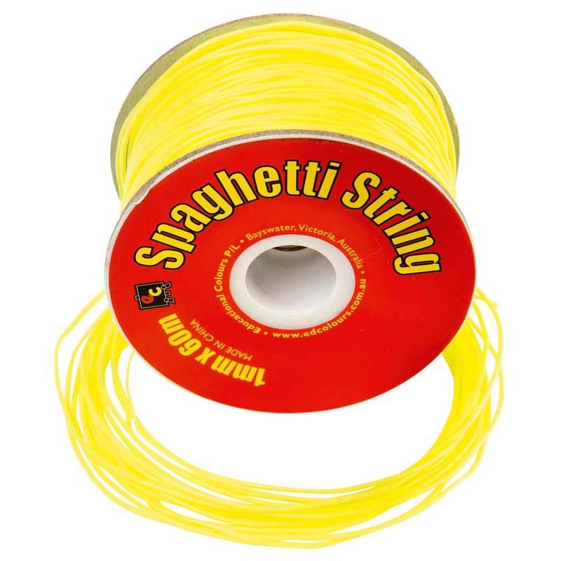 EC String PVC Spaghetti 60m Yellow