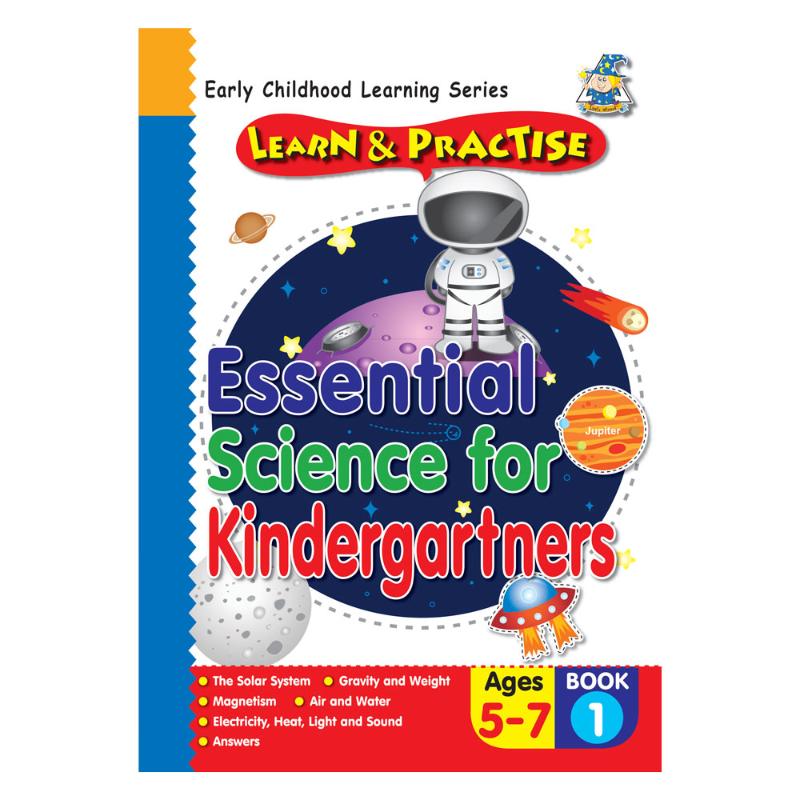 Engaging activity book for children 5-7, featuring interactive science concepts and fun experiments.