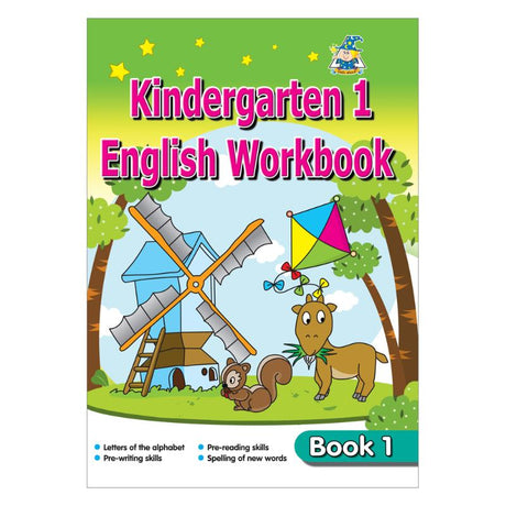 Engaging Greenhill Workbook for 4-6 year olds, featuring colorful exercises to boost early English literacy skills.