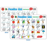 Vibrant LCBF Practise Mats for kids, designed for literacy and numeracy learning, reusable with dry erase pens, 42x28 cm.