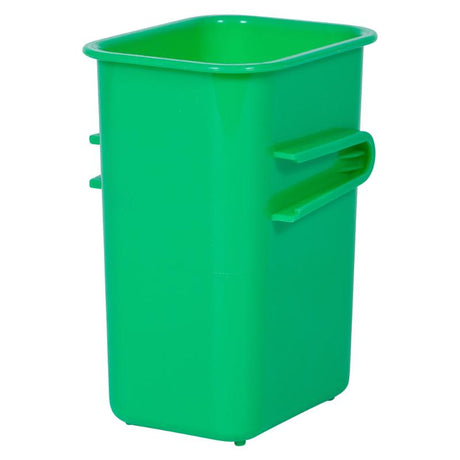Vibrant lime connector tubs for versatile, stylish storage; lightweight, durable, and easily attachable for organization.