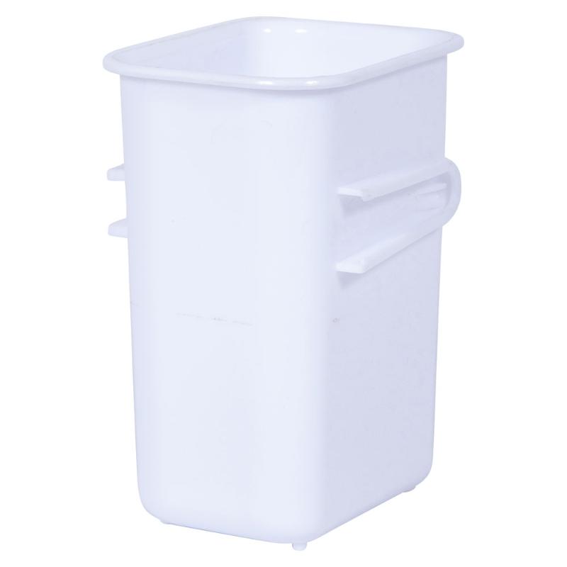 White Elizabeth Richards Connector Tubs, stylish and versatile for organizing toys, craft supplies, or office materials.