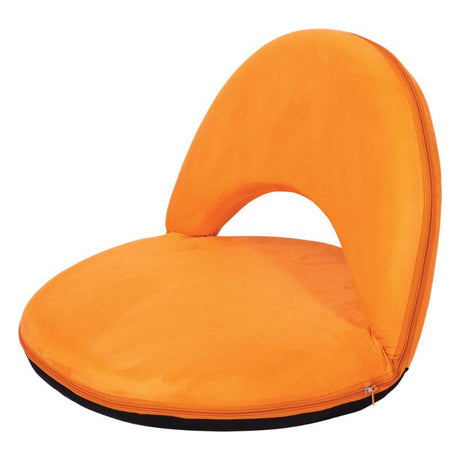 Vibrant orange Elizabeth Richards Anywhere Student Chair, designed for flexible classroom seating and ultimate comfort.