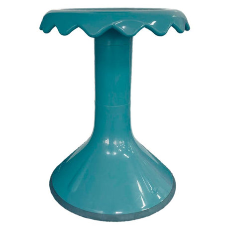 Lake Green Wriggle Stool for kids, ideal for active learning, promoting movement and focus with a sturdy design.