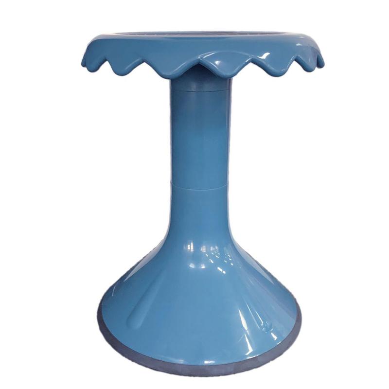 Active seating in Ocean Blue, the Elizabeth Richards Wriggle Stool promotes movement and focus for kids during learning and play.