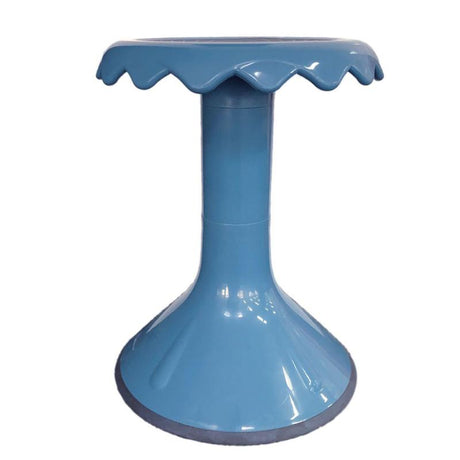 Active seating in Ocean Blue, the Elizabeth Richards Wriggle Stool promotes movement and focus for kids during learning and play.