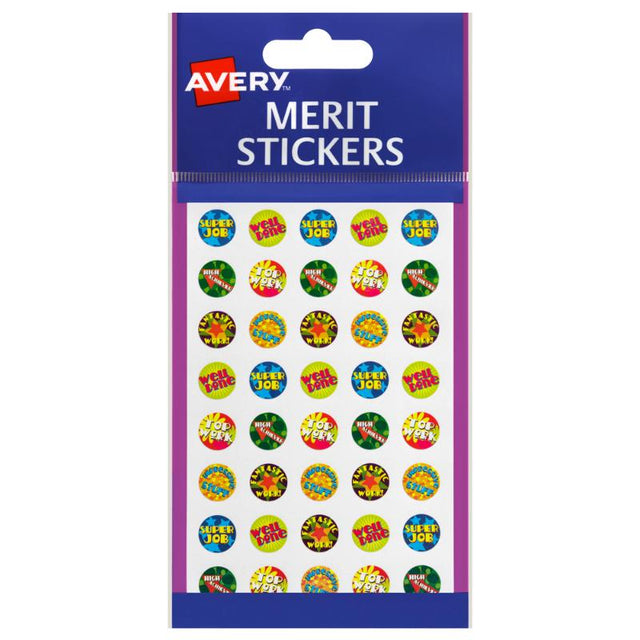 Vibrant mini round merit stickers, 13mm, assorted captions, ideal for rewarding children's achievements, 800 pack.