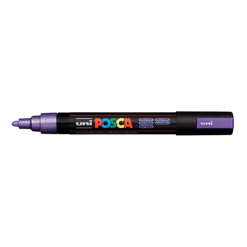 Uni Posca Marker 1.8-2.5mm Med Bullet Metallic Violet PC-5M