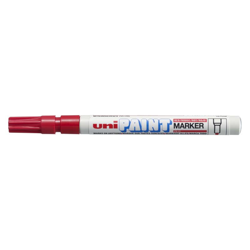 Uni Paint Marker 1.2mm Bullet Tip Red PX-21
