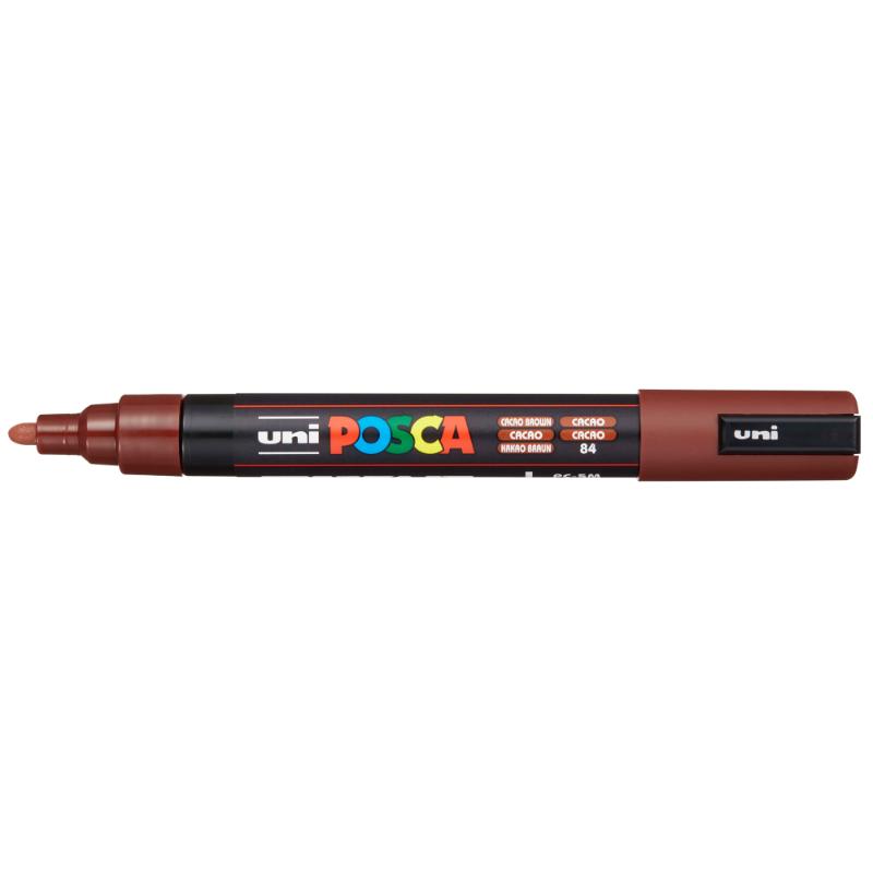 Uni Posca Marker 1.8-2.5mm Med Bullet Cacao Brown PC-5M