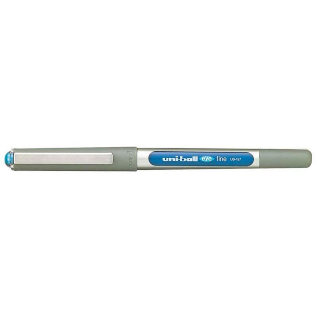 Uni-ball Eye 0.7mm Fine Blue rollerball pen for smooth writing, vibrant ink, and comfortable grip, ideal for all writing tasks.