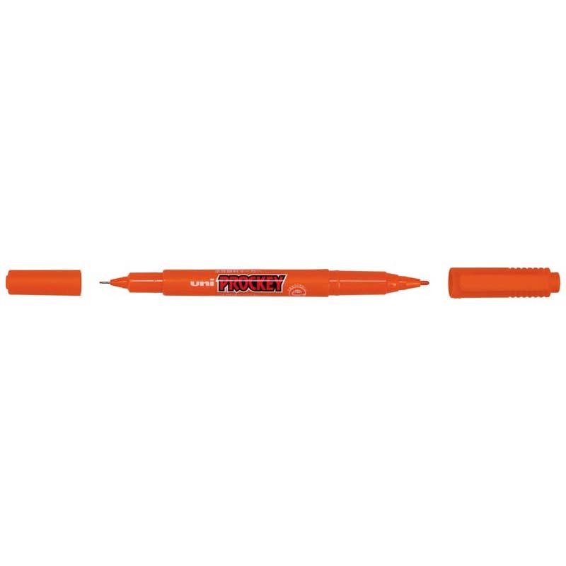 Uni Prockey Marker Dual Tip 0.4/0.9mm Orange PM-120