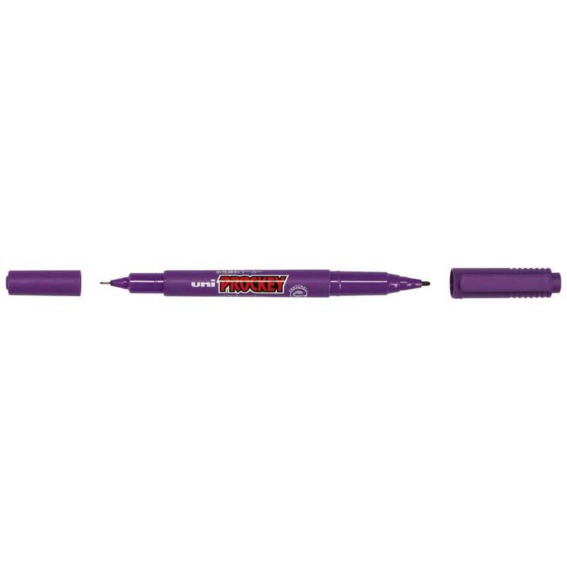 Uni Prockey Marker Dual Tip 0.4/0.9mm Violet PM-120