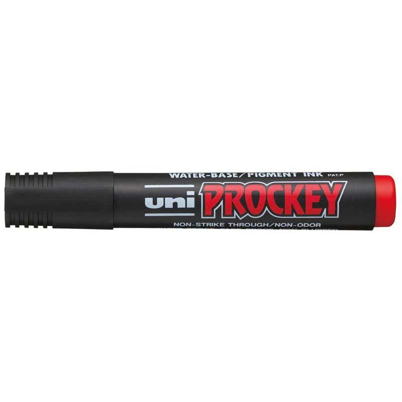 Uni Prockey Marker 1.2mm Bullet Tip Red PM-122
