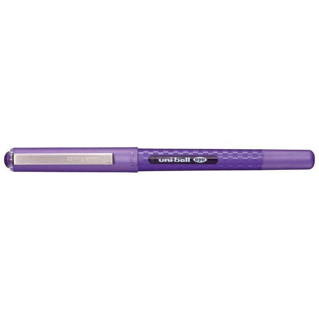 Uni-ball Eye 0.7mm Violet rollerball pen with smooth ink flow and elegant design, perfect for detailed writing and artistic projects.