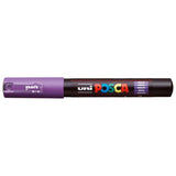 Violet Uni Posca Marker 0.7mm with ultra-fine tip for precise details on various surfaces, ideal for artists and crafters.