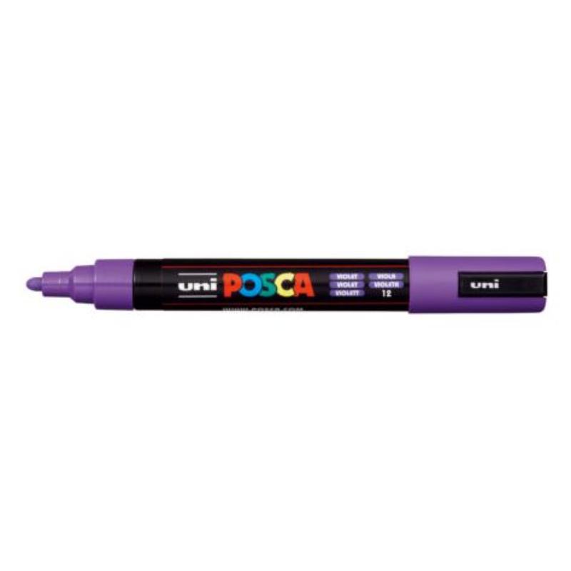Uni Posca Marker 1.8-2.5mm Med Bullet Violet PC-5M