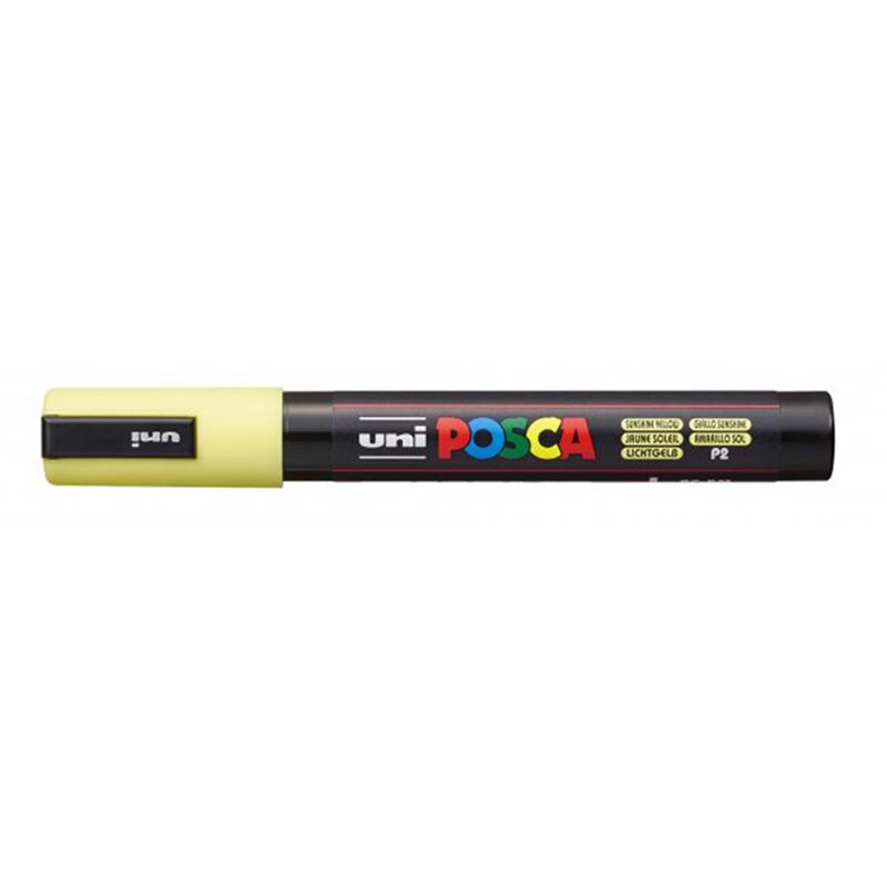Uni Posca Marker 1.8-2.5mm Med Bullet Sunshine Yellow PC-5M