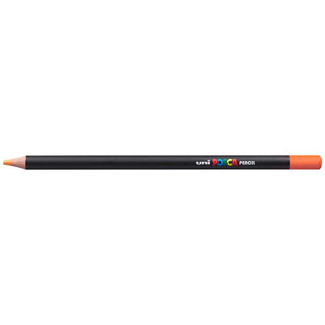 Vibrant Bright Yellow Uni Posca Pencil, ideal for artists, delivers intense color with smooth application on various papers.