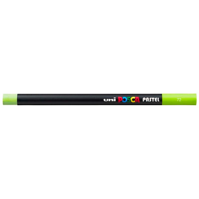 Uni Posca Pastel in vibrant apple green, perfect for artists seeking a smooth, versatile, and high-quality drawing experience.