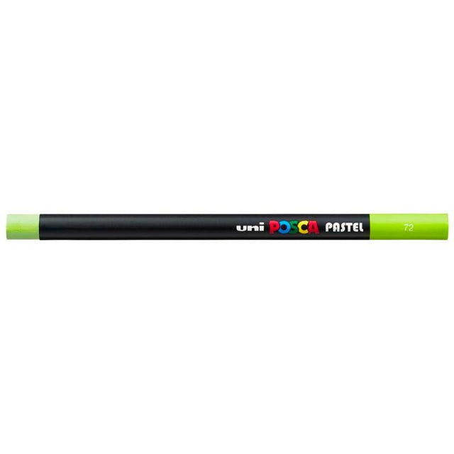 Uni Posca Pastel in vibrant apple green, perfect for artists seeking a smooth, versatile, and high-quality drawing experience.