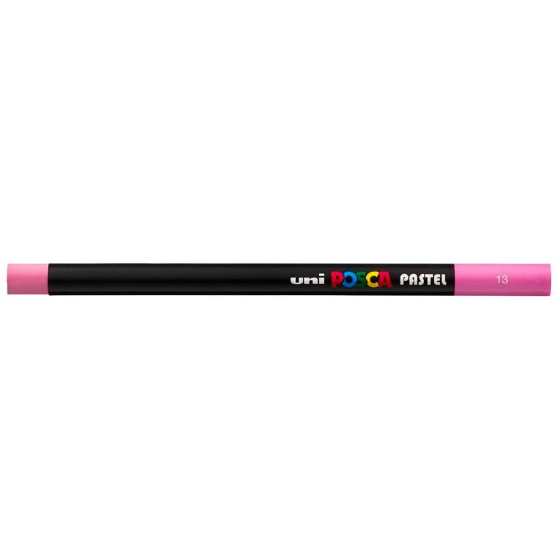 Pastel pink Uni Posca marker for vibrant artwork on various surfaces with a smooth finish and minimal residue.