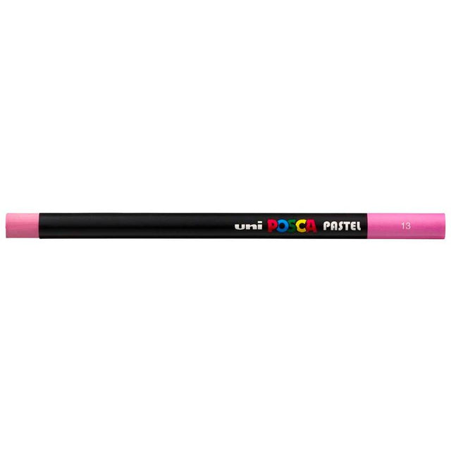 Pastel pink Uni Posca marker for vibrant artwork on various surfaces with a smooth finish and minimal residue.