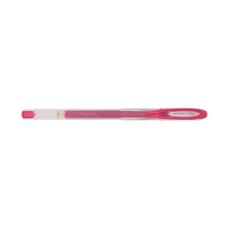 Metallic red gel pen with a comfortable grip, perfect for vibrant writing, scrapbooking, and artistic projects.