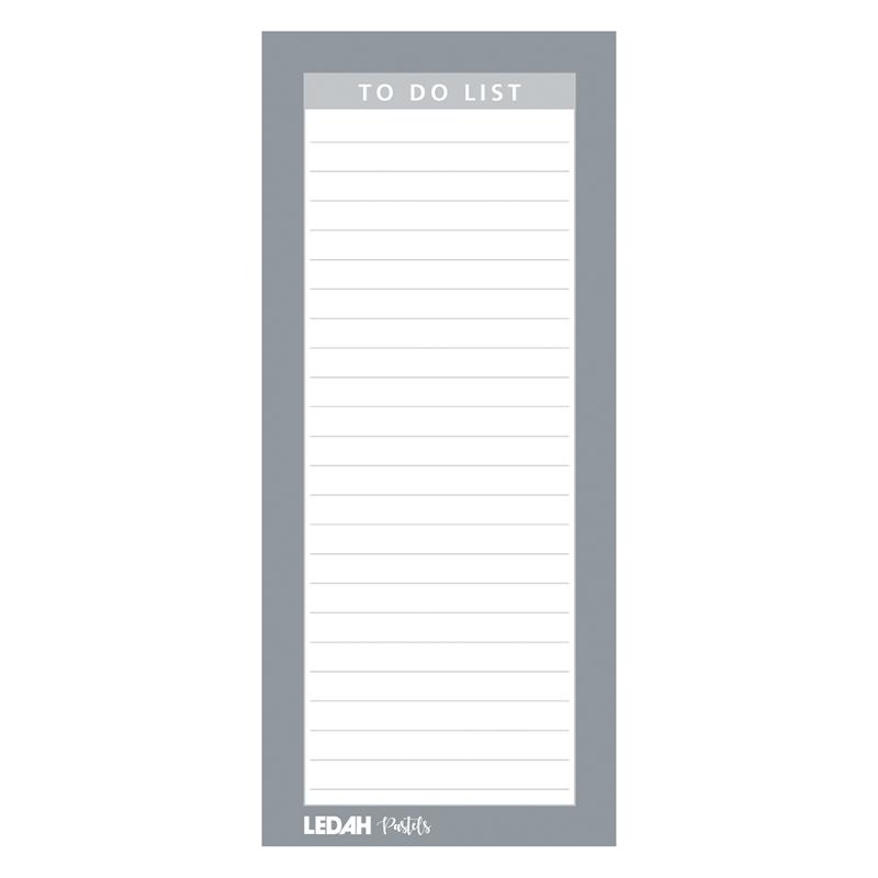 Stylish Ledah Pastels Weekly Magnetic To Do List with 60 sheets, designed for organizing tasks with elegance.