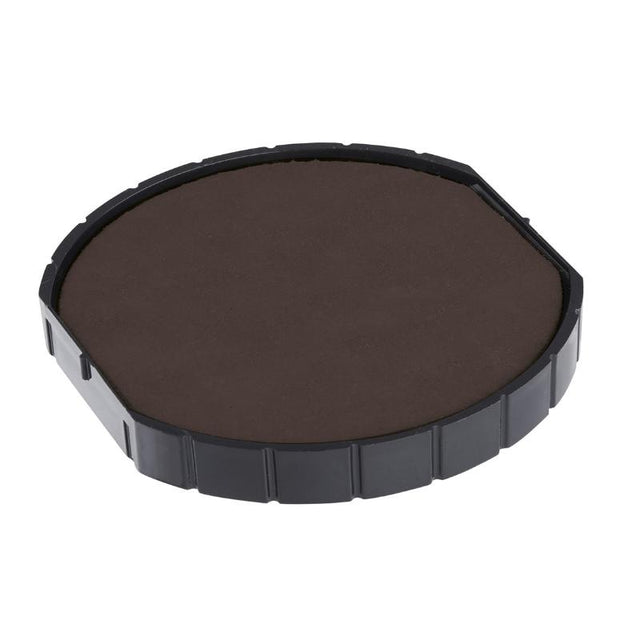 Round Colop Stamp Pad E/R50 in black, eco-friendly, ensuring clear, smudge-free impressions for crafting or office use.